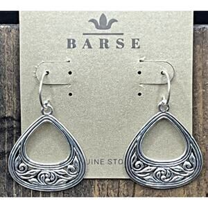 Barse Roma Earrings- Silver- NWT